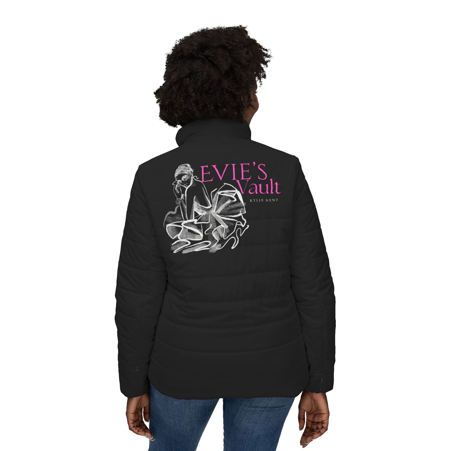 Evie's Vault Women’s Puffer Jacket (AOP)