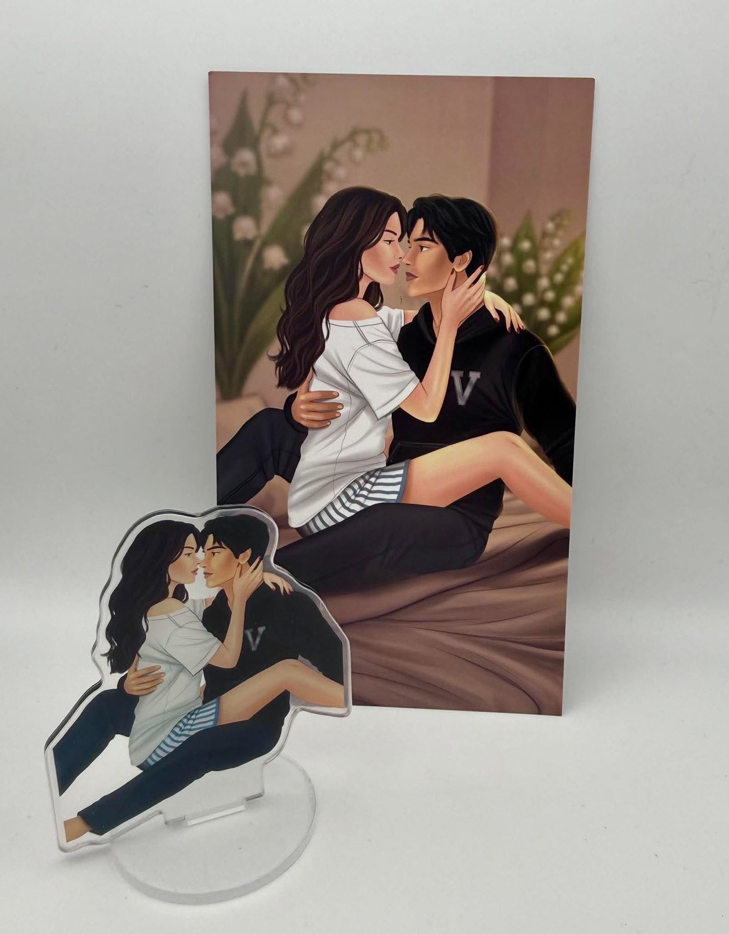 Soulless Devil Acrylic Standee & Postcard Set — Romeo & Livvy