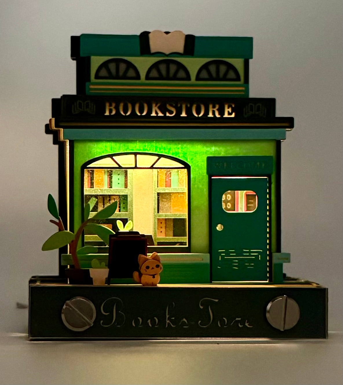 3D Bookstore Memo Pad – DIY Notepad Building Model