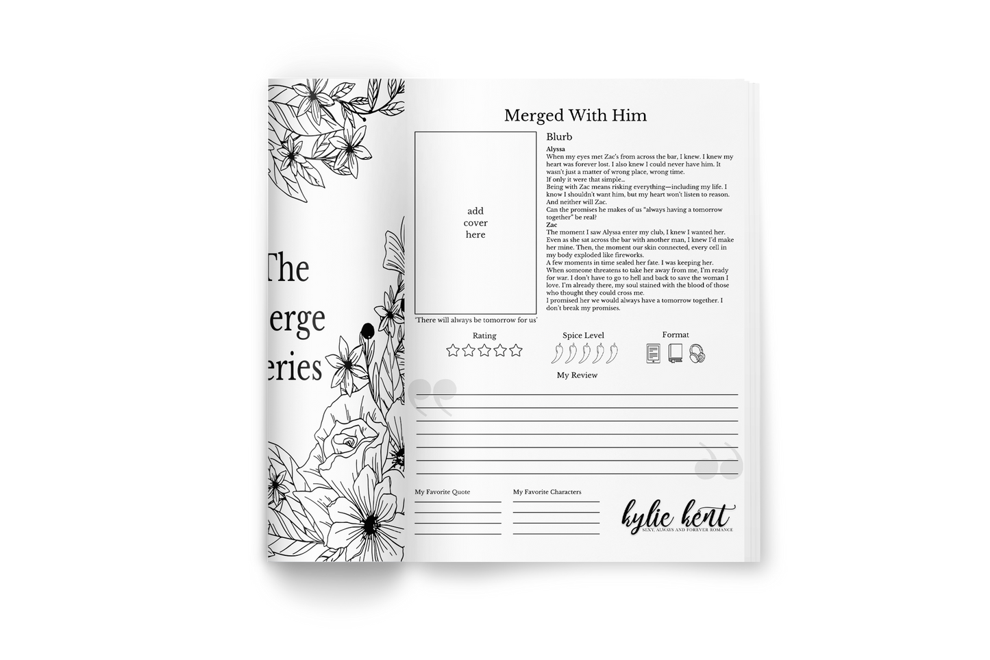 Kylie Kent Reader Journal