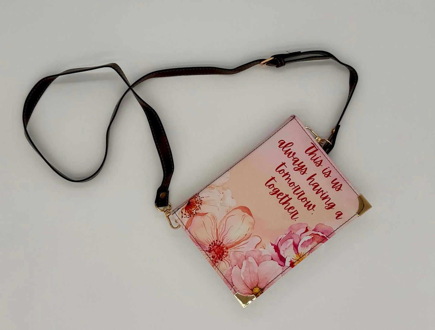 Merged With Him Quote - Book Purse