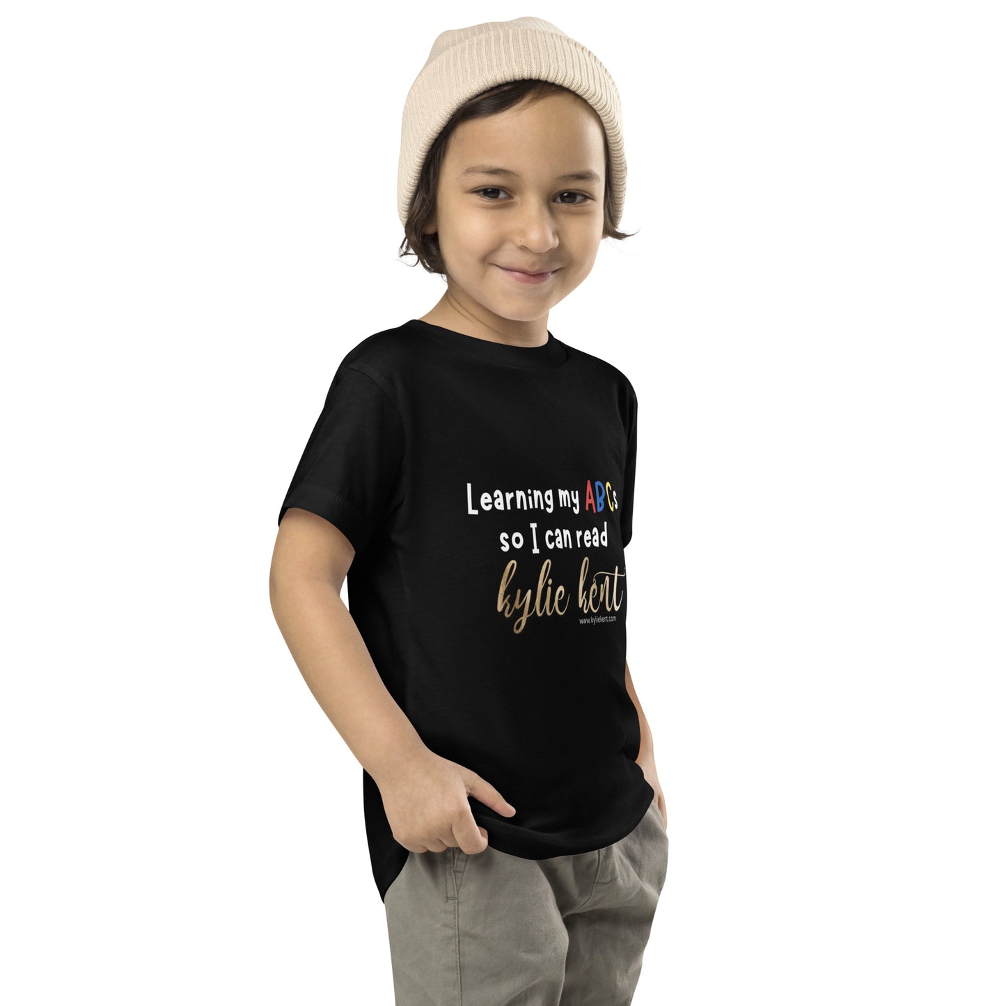 Learning my ABCs Toddler Short Sleeve Tee