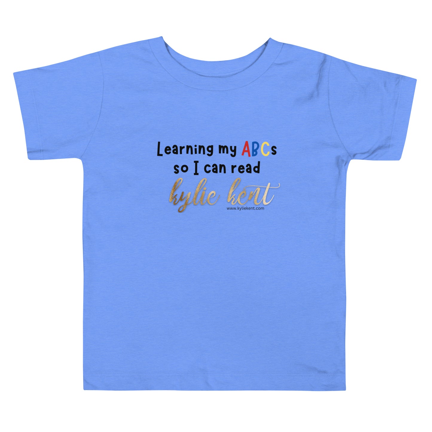 Learning my ABCs Toddler Short Sleeve Tee