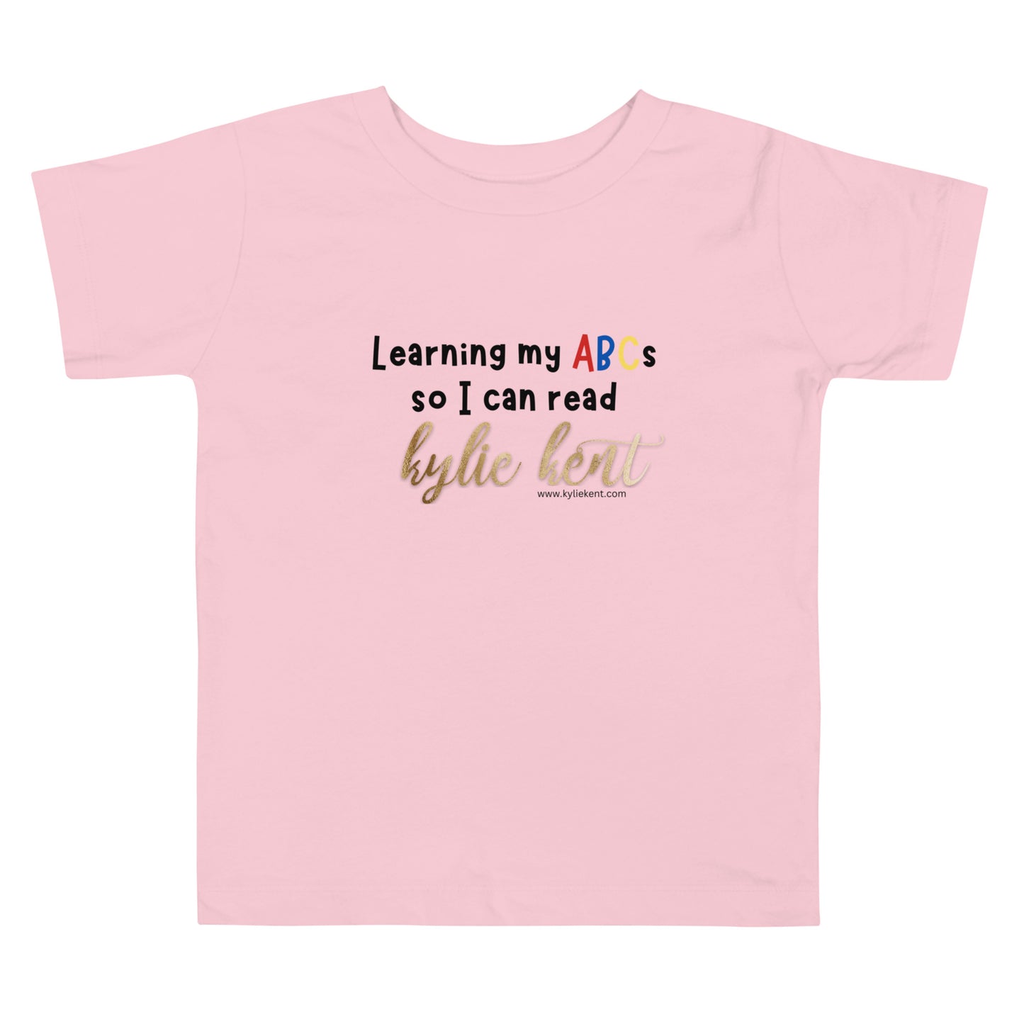 Learning my ABCs Toddler Short Sleeve Tee