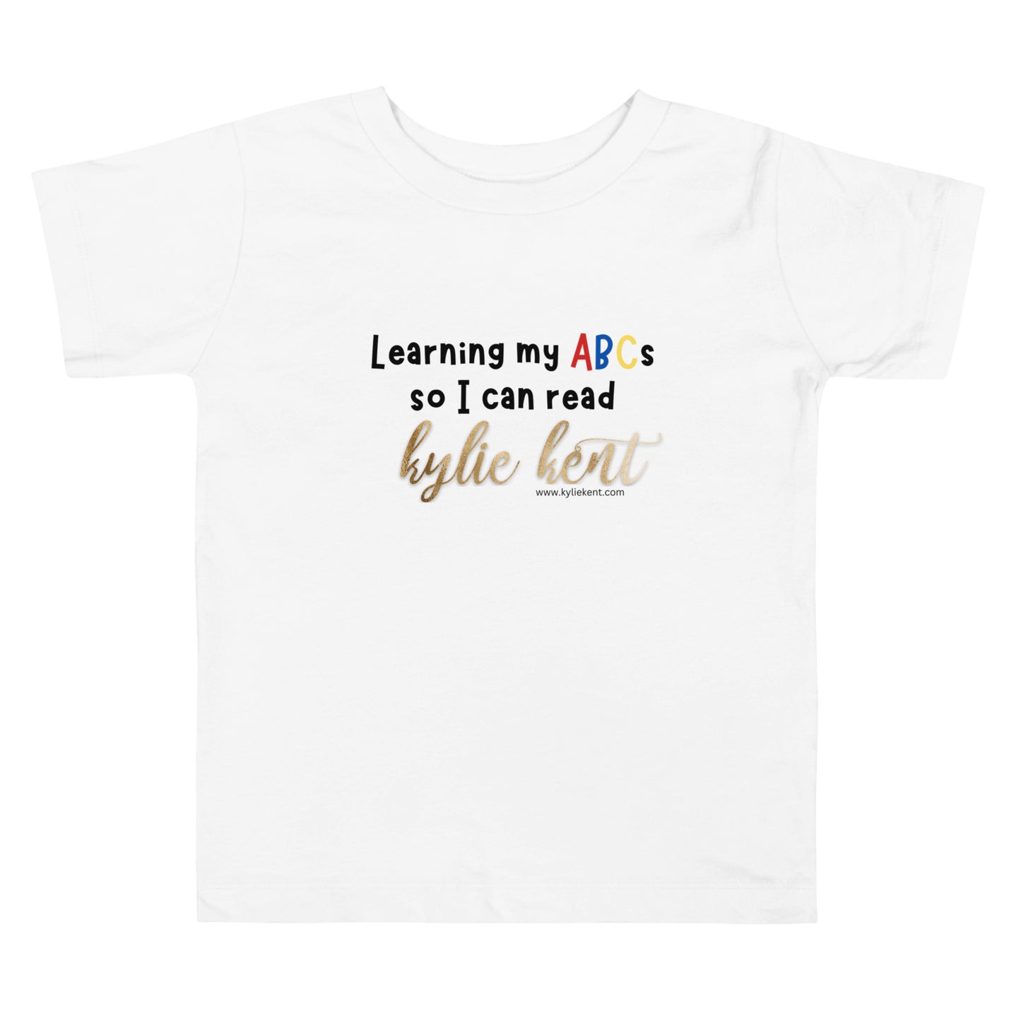 Learning my ABCs Toddler Short Sleeve Tee