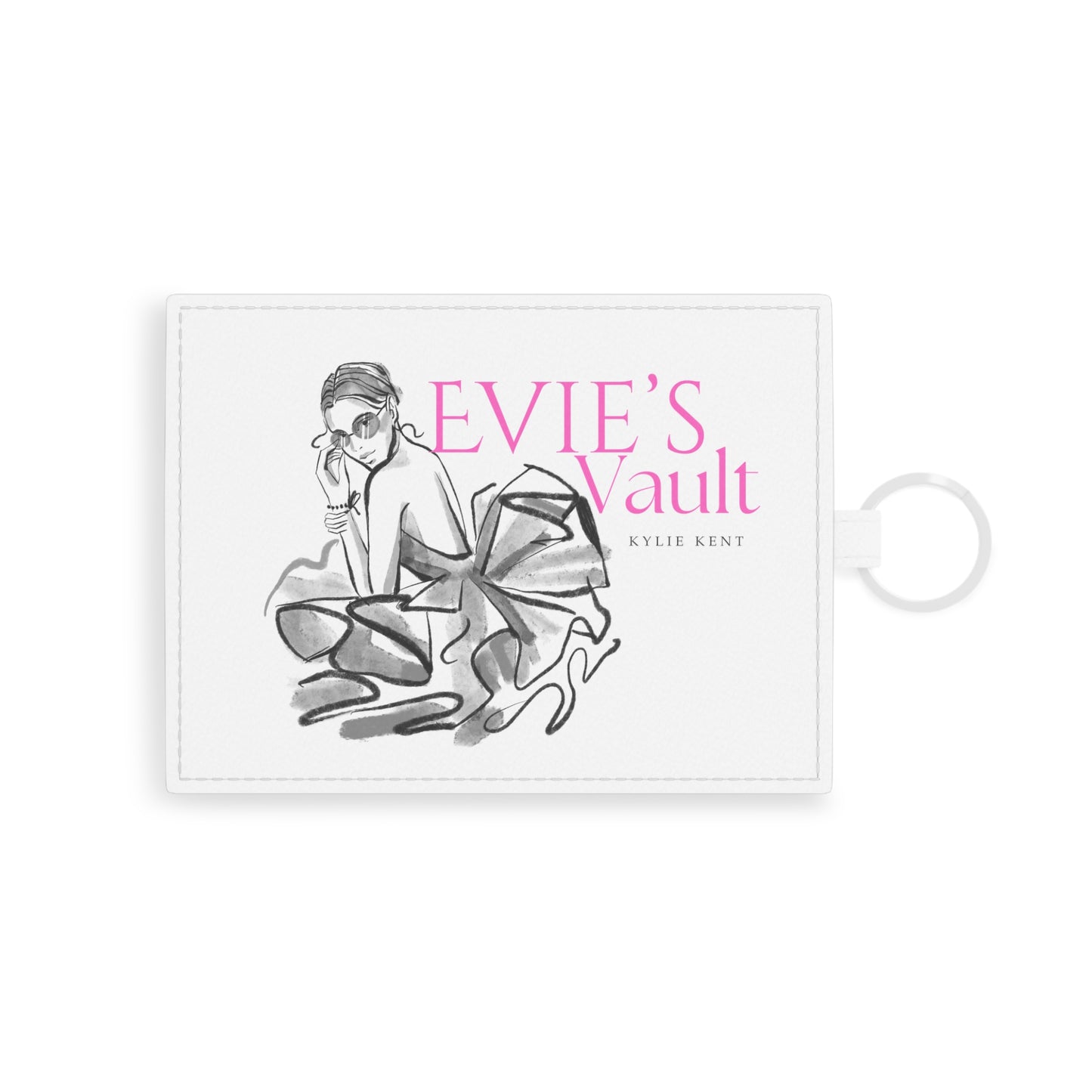 Evie's Vault Saffiano Leather Card Holder