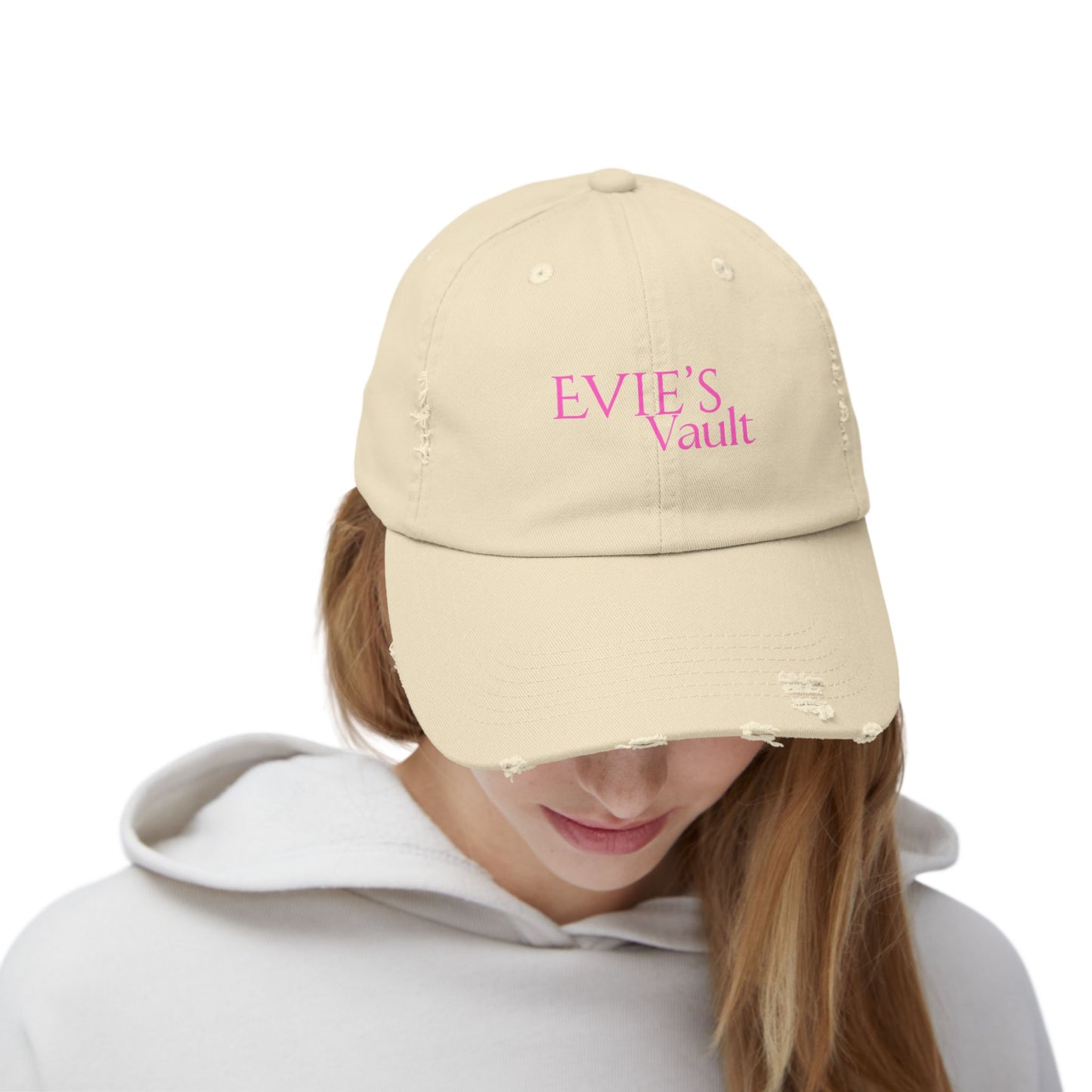 Evie's Vault Unisex Distressed Cap