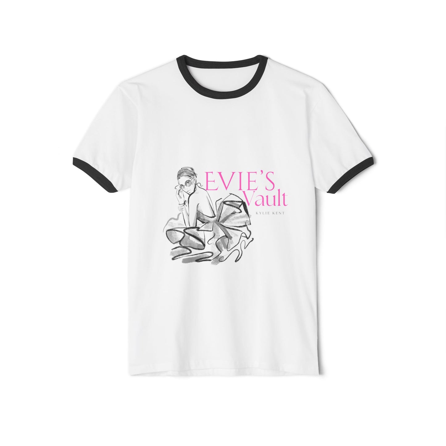 Evie's Vault Unisex Cotton Ringer T-Shirt