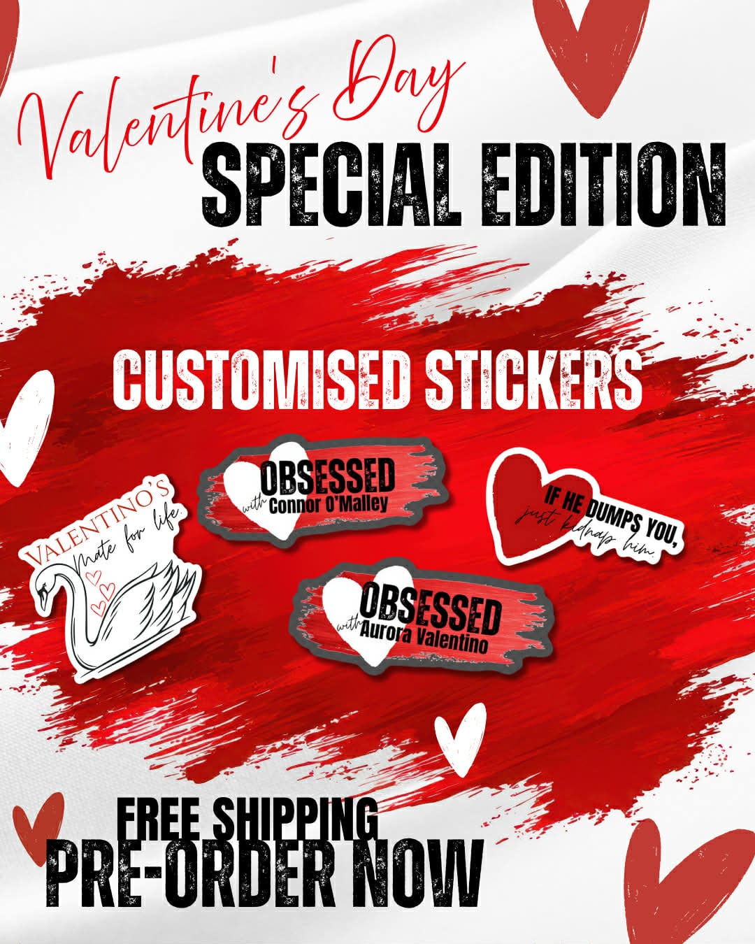 FREE Shipping!!! Obsessive Love Trilogy Valentine's Day Omnibus