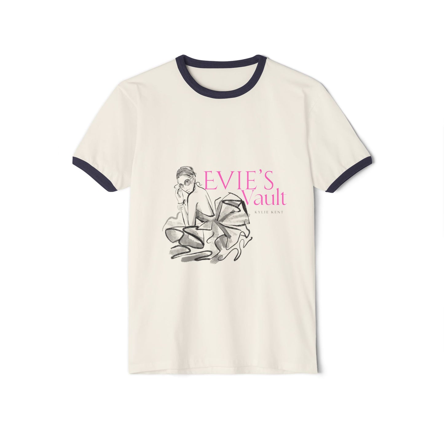 Evie's Vault Unisex Cotton Ringer T-Shirt