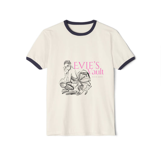 Evie's Vault Unisex Cotton Ringer T-Shirt