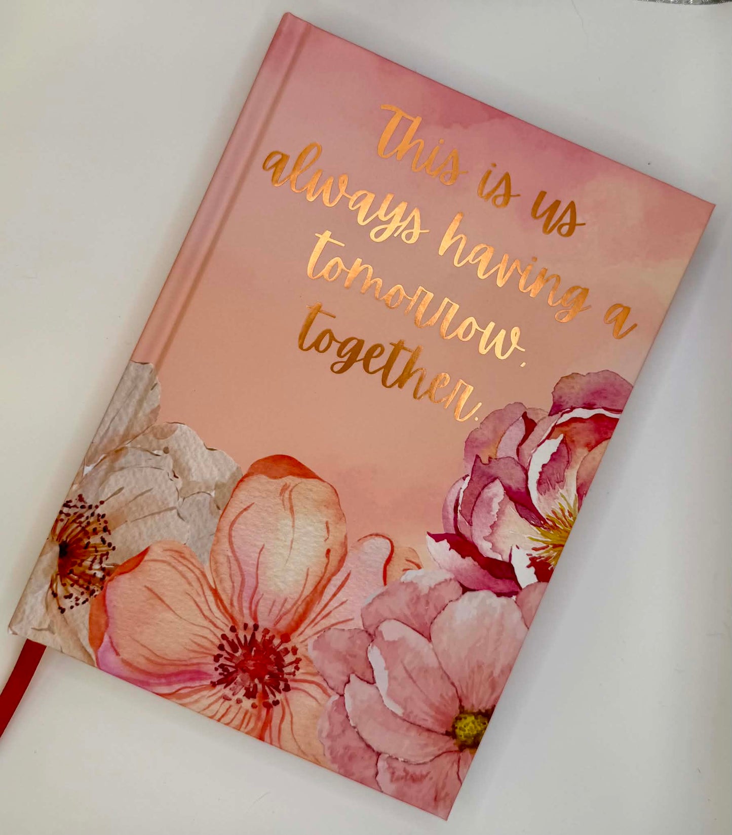 Foil-Stamped Hardcover Notebook | Soft-Touch Cover with Printed Edges - Merged With Him