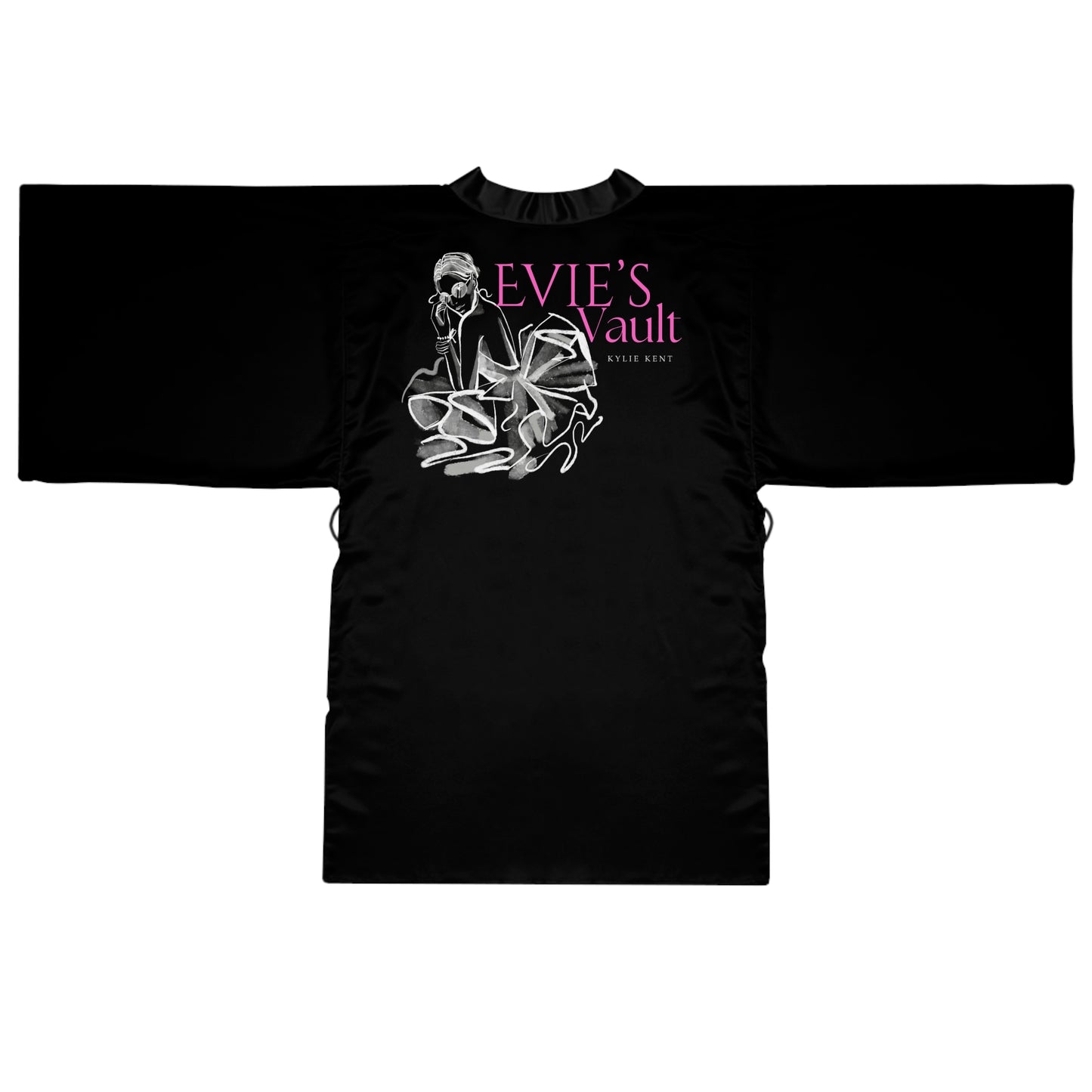 Evie's Vault Premium Long Sleeve Kimono Robe (AOP)
