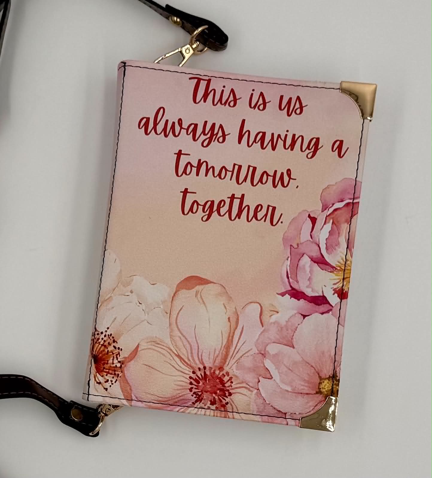 Merged With Him Quote - Book Purse
