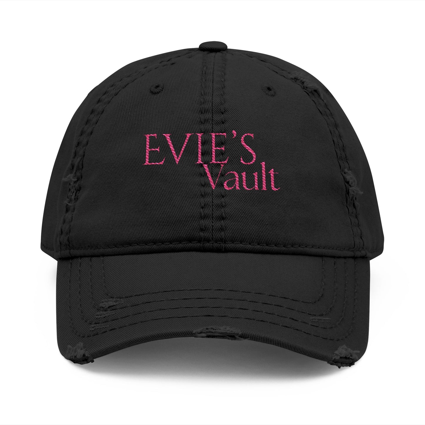Evie's Vault Distressed Hat (Embroidery)