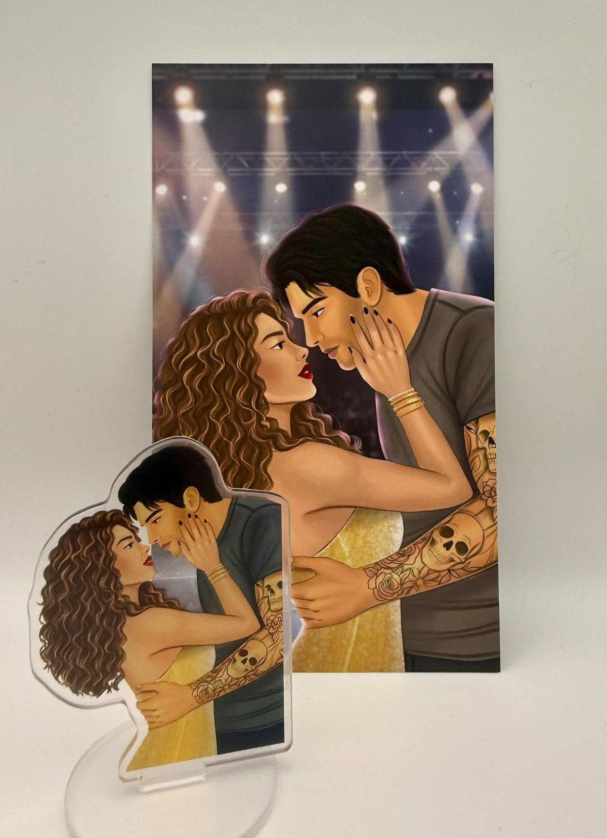 Reckless Devil Acrylic Standee & Postcard Set — Luca & Katarina