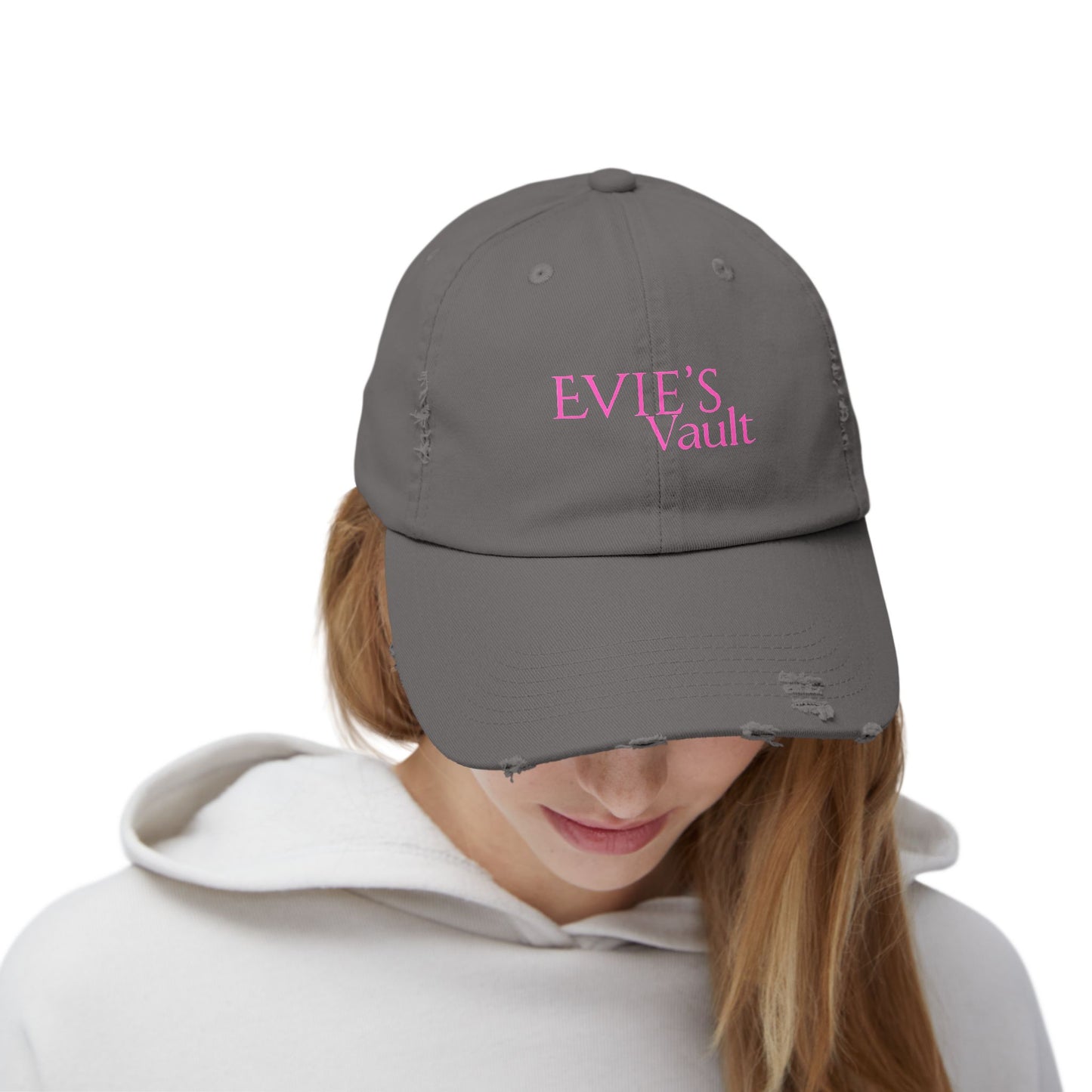 Evie's Vault Unisex Distressed Cap