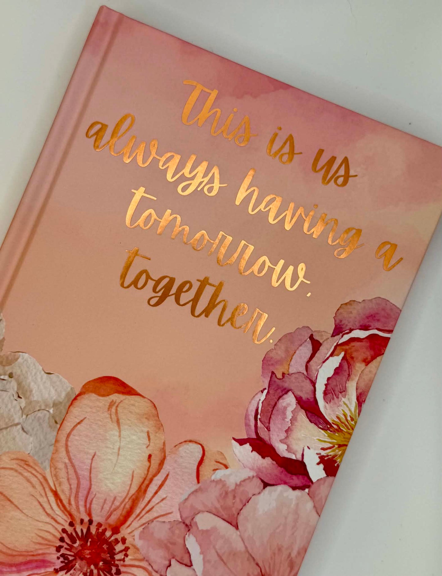 Foil-Stamped Hardcover Notebook | Soft-Touch Cover with Printed Edges - Merged With Him