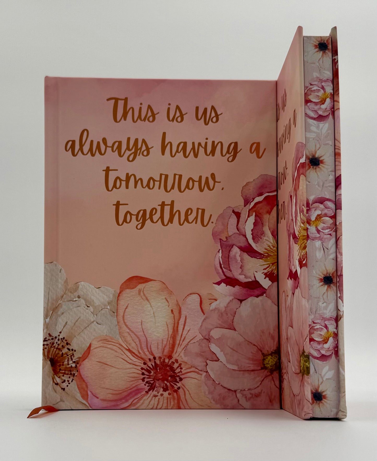 Foil-Stamped Hardcover Notebook | Soft-Touch Cover with Printed Edges - Merged With Him