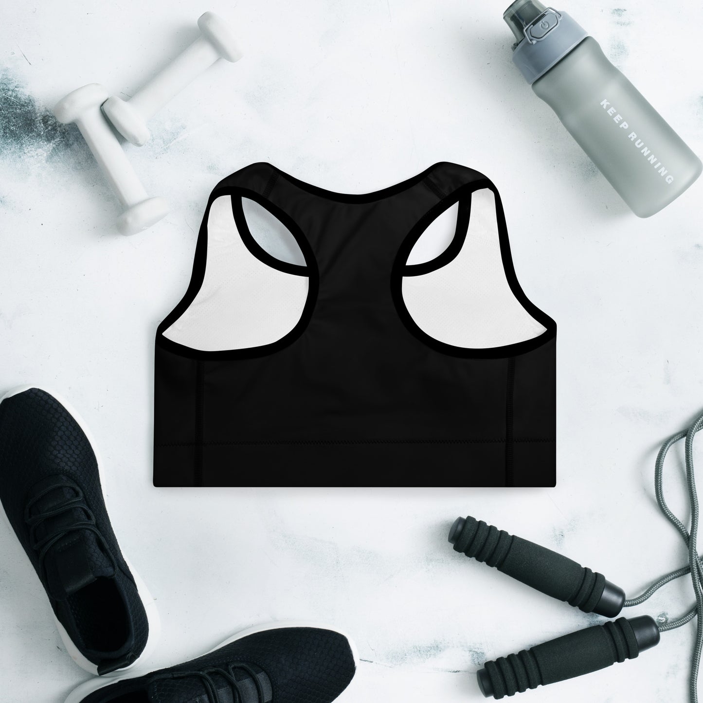 Valentino Grey Padded Sports Bra