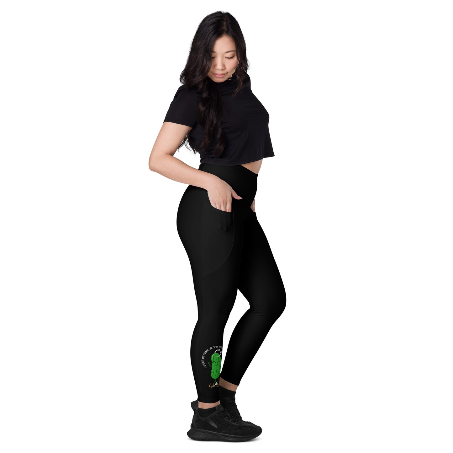 Cucumber Shopping Leggings with pockets