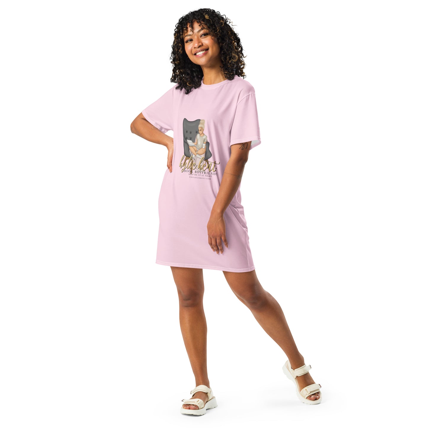 Book Boyfriends T-shirt dress