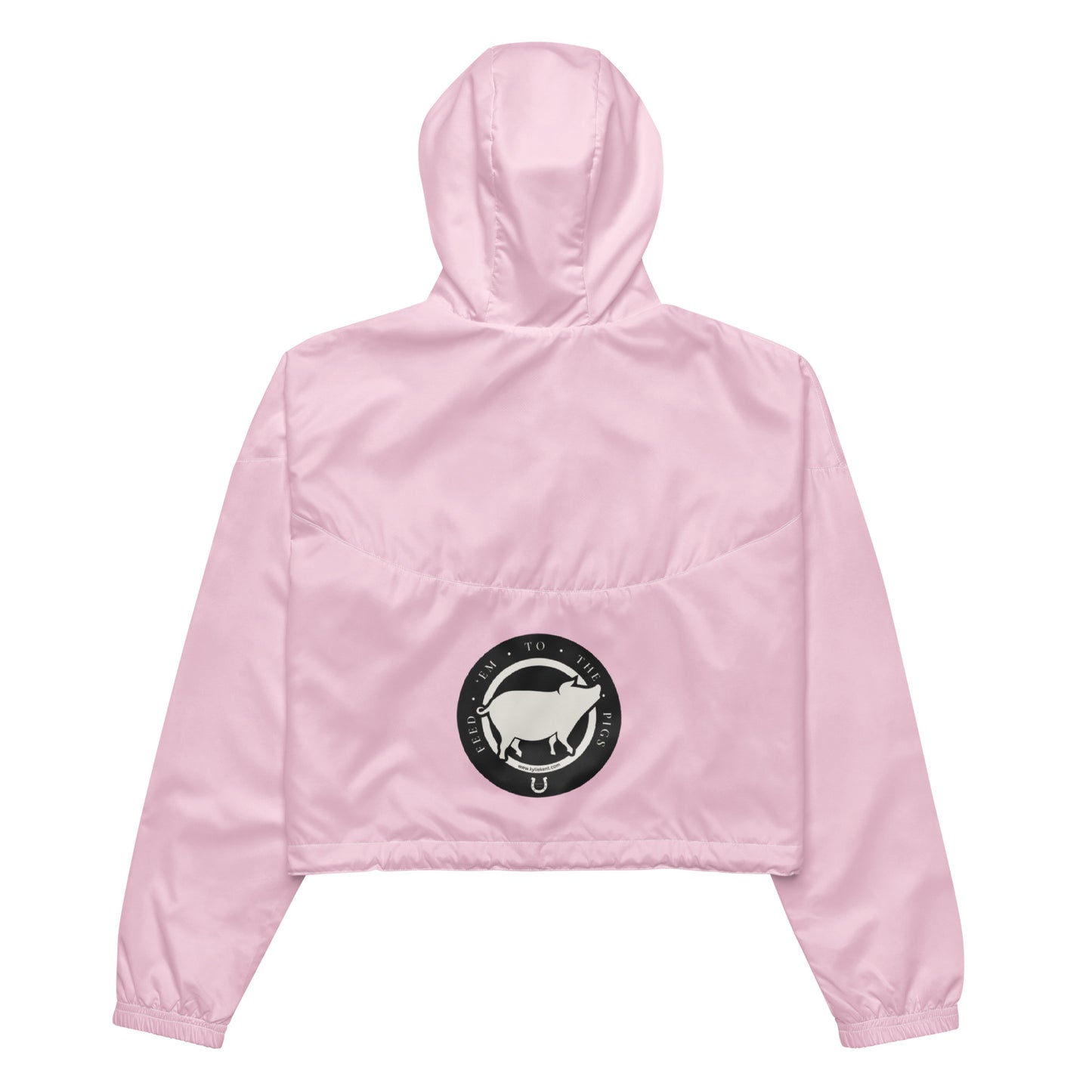 Feed 'em to the Pigs Women’s cropped windbreaker