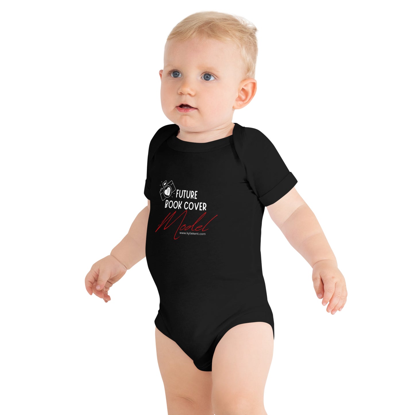 Future Book Cover Model Baby short sleeve one piece