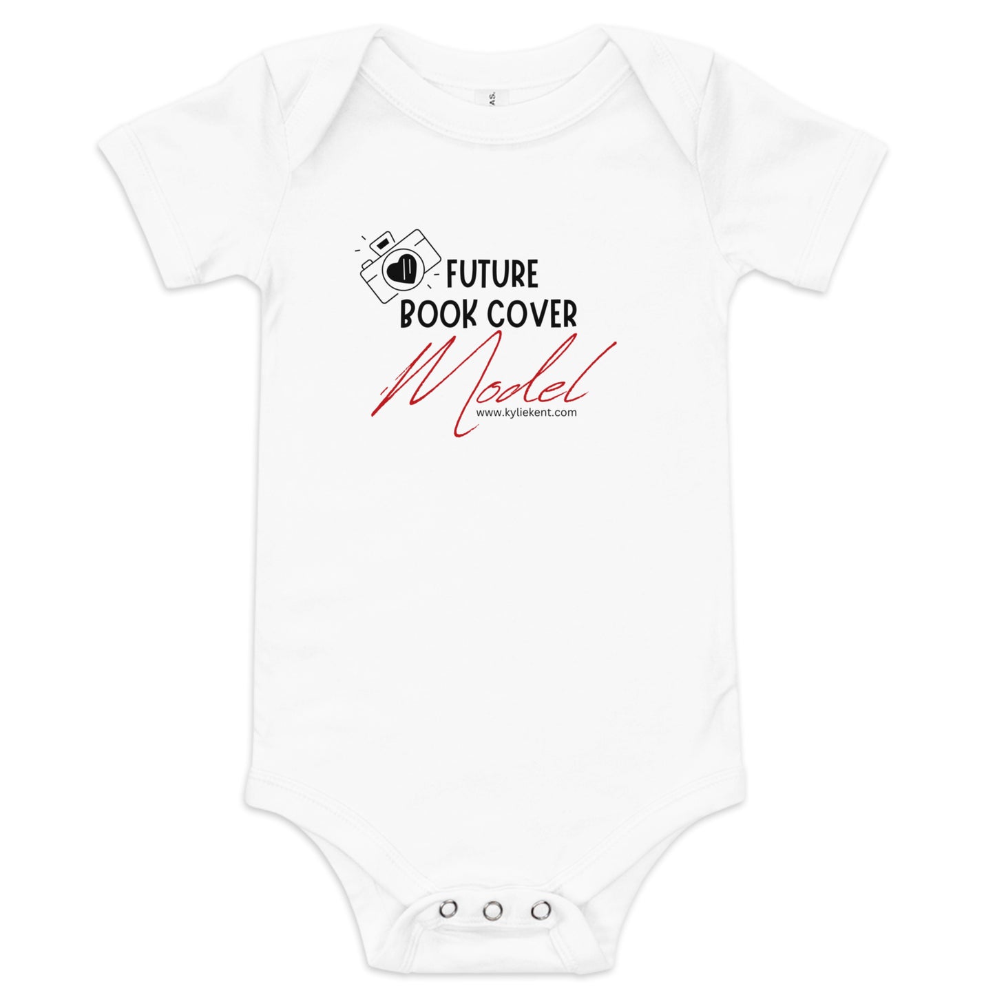 Future Book Cover Model Baby short sleeve one piece