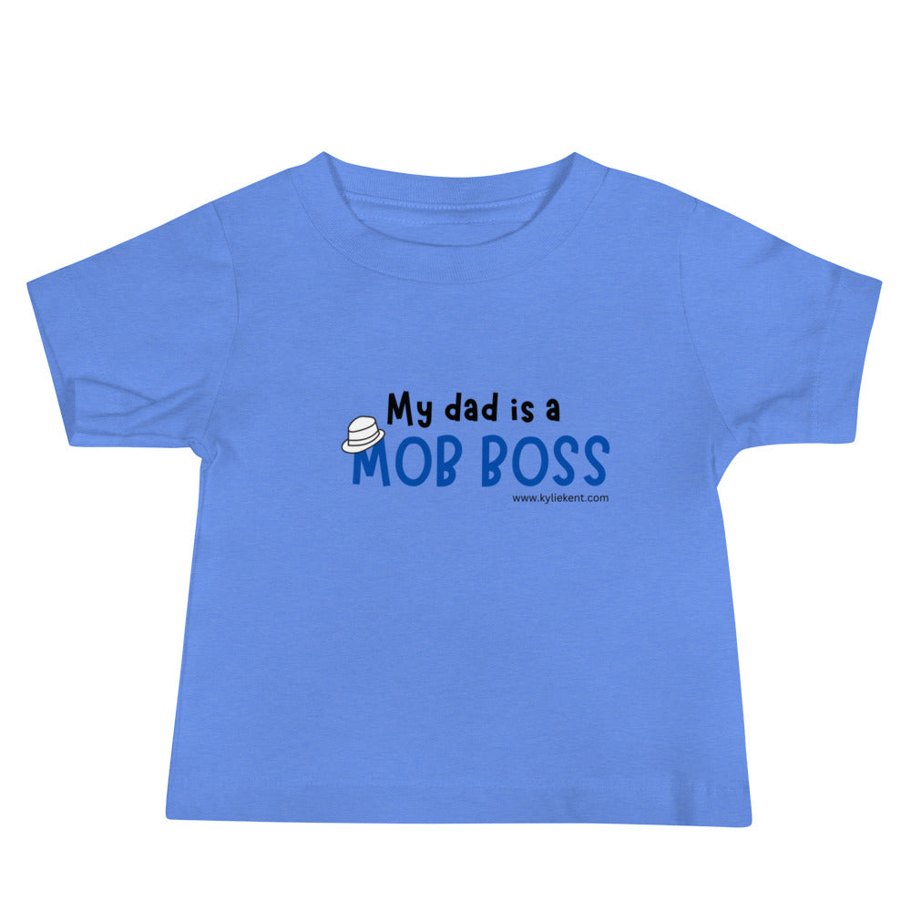 My Dad is a Mob Boss Baby Jersey Short Sleeve Tee