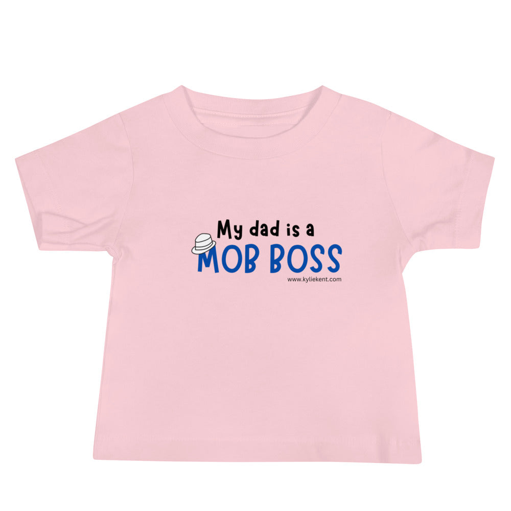 My Dad is a Mob Boss Baby Jersey Short Sleeve Tee