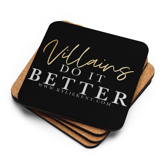 Villains Cork-back coaster