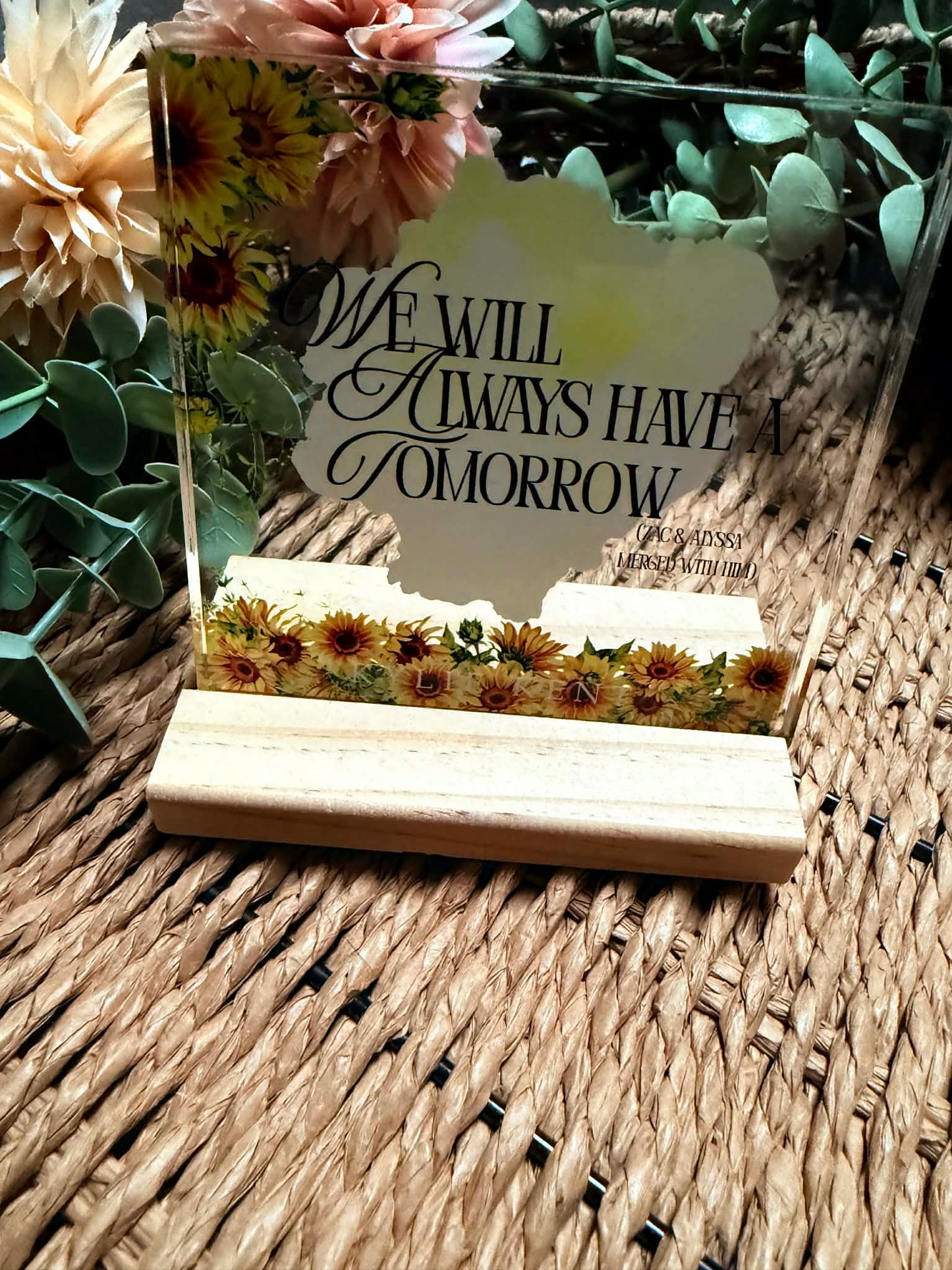 Merged With Him Acrylic Plaque