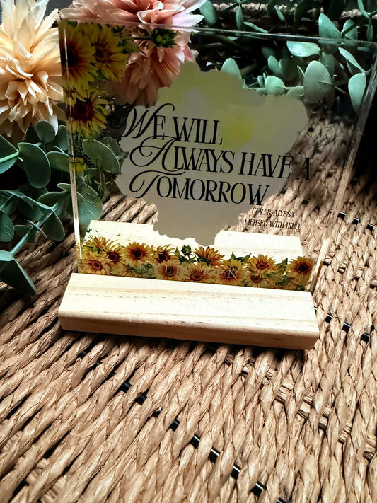 Merged With Him Acrylic Plaque