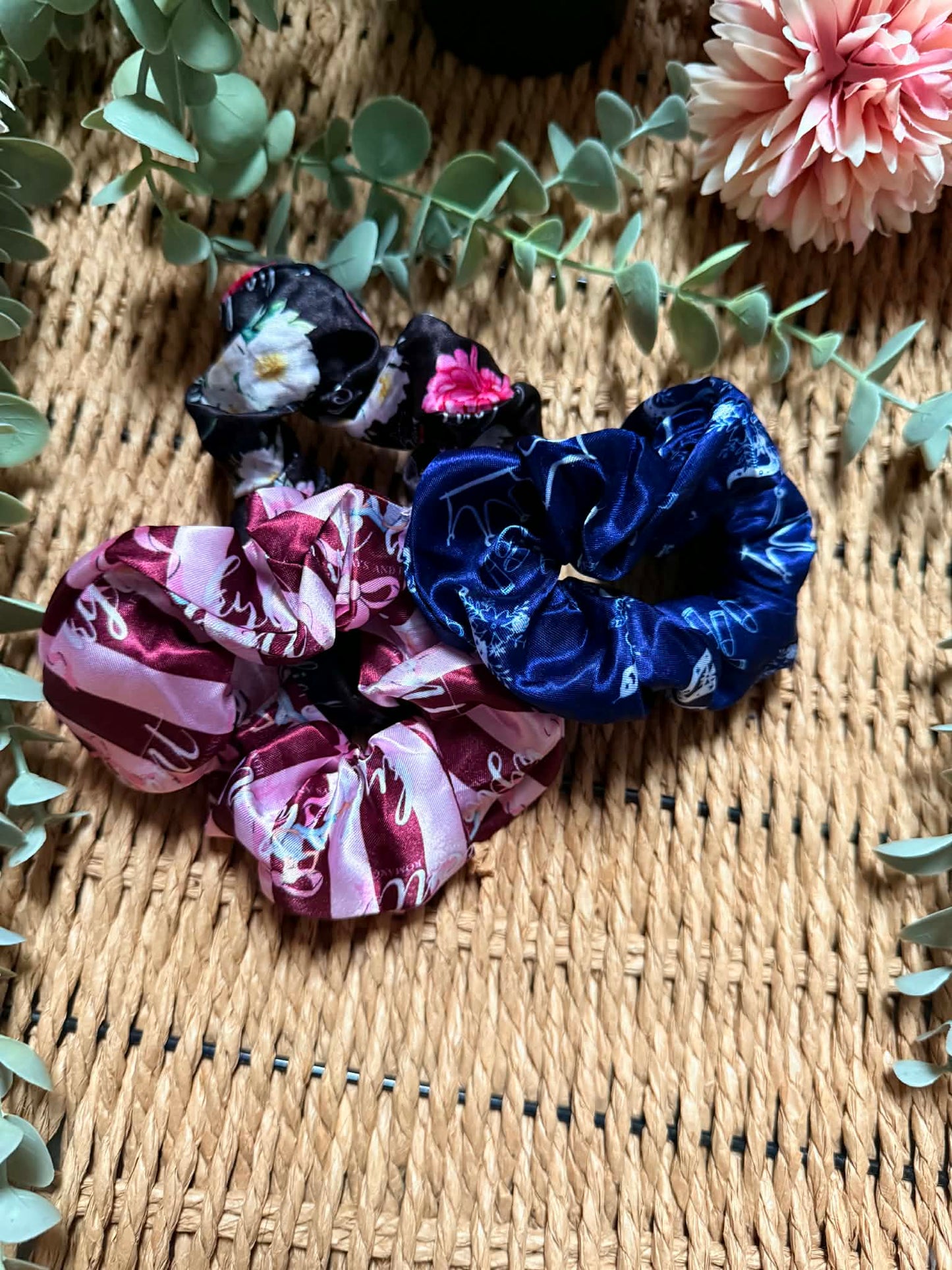 Set of 3 Silk Scrunchies