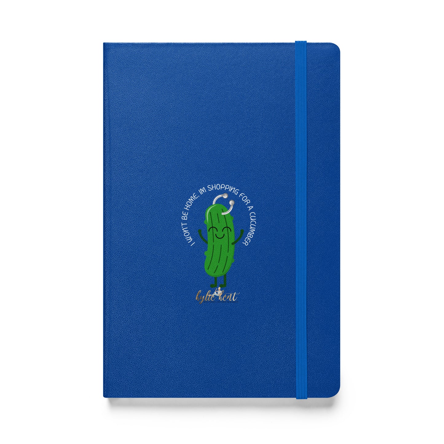 Cucumber Shopping Hardcover bound notebook