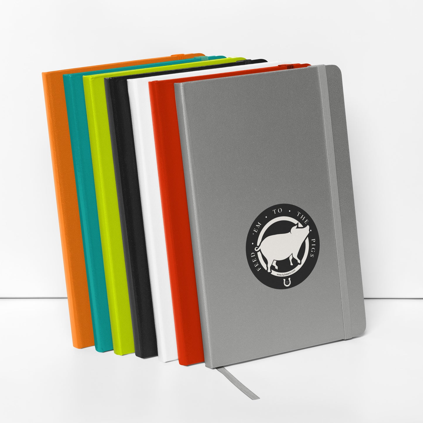 Feed 'em to the Pigs Hardcover bound notebook