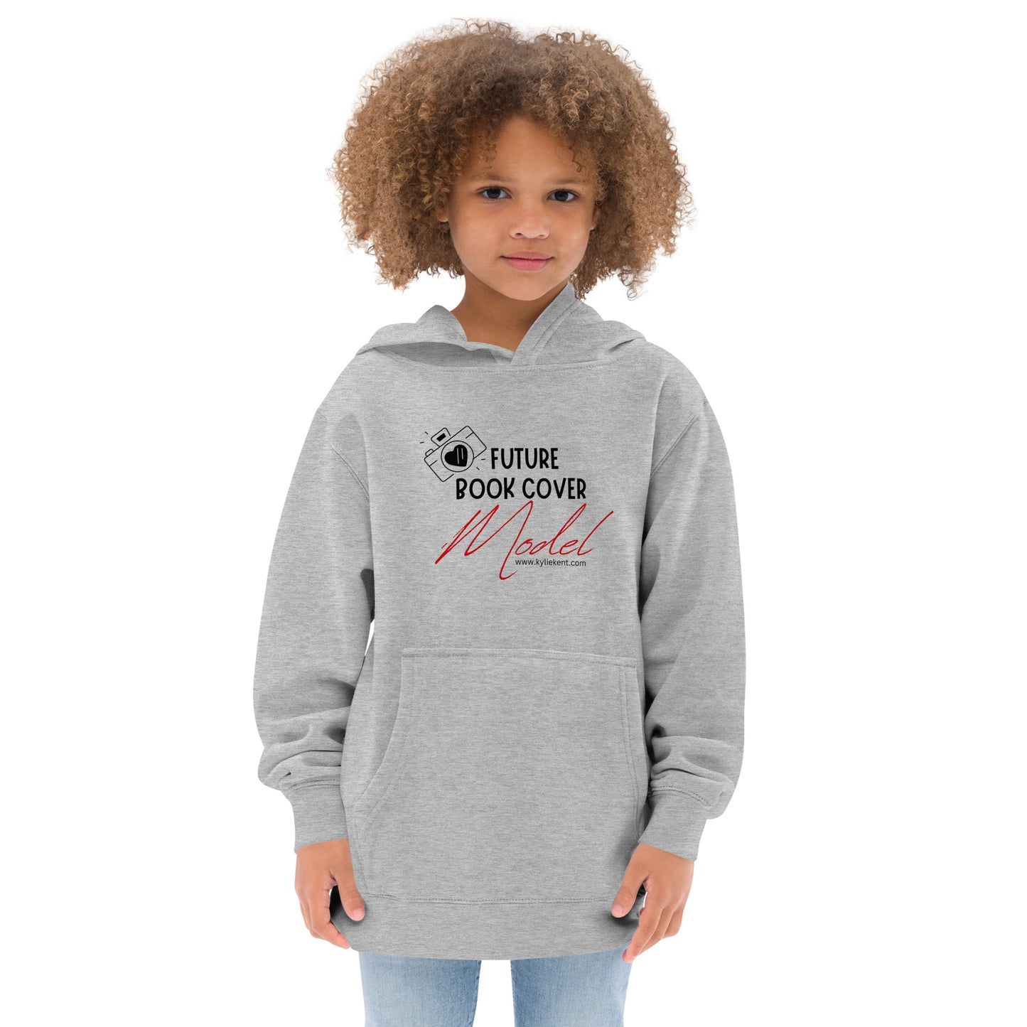 Future Book Cover Model Kids fleece hoodie