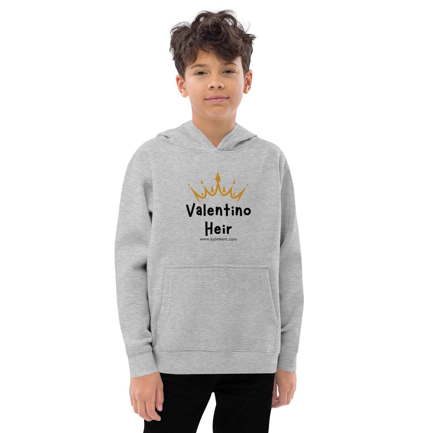 Valentino Heir Kids fleece hoodie