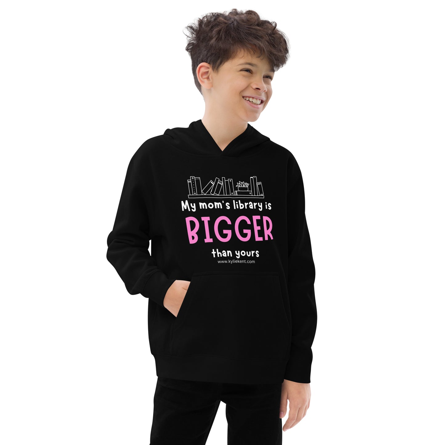 Mom's Library Kids fleece hoodie