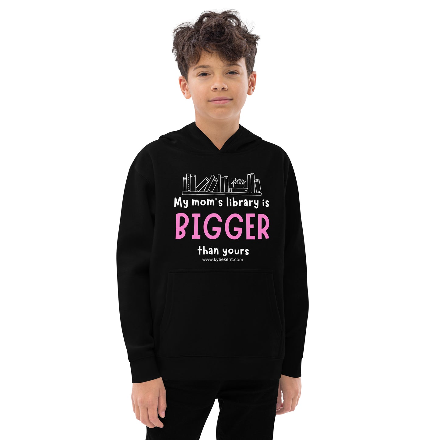 Mom's Library Kids fleece hoodie