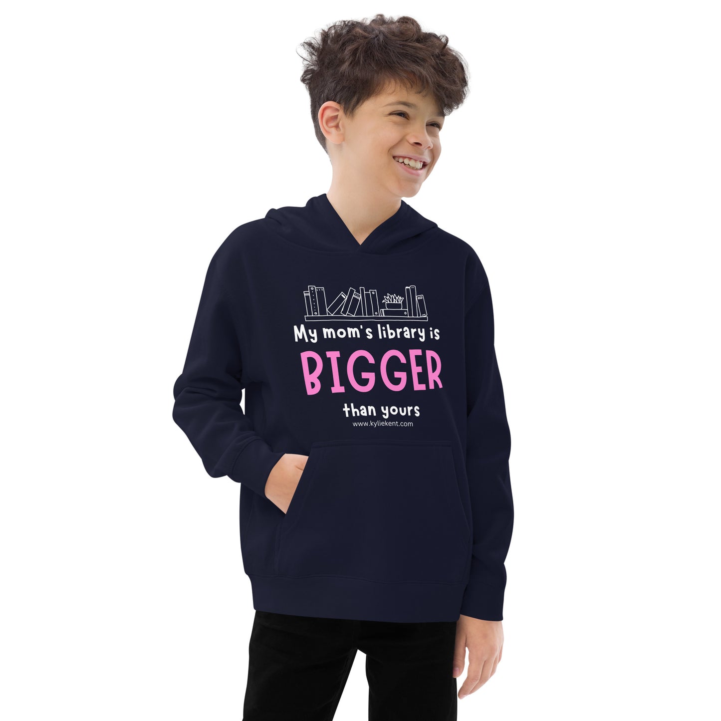 Mom's Library Kids fleece hoodie