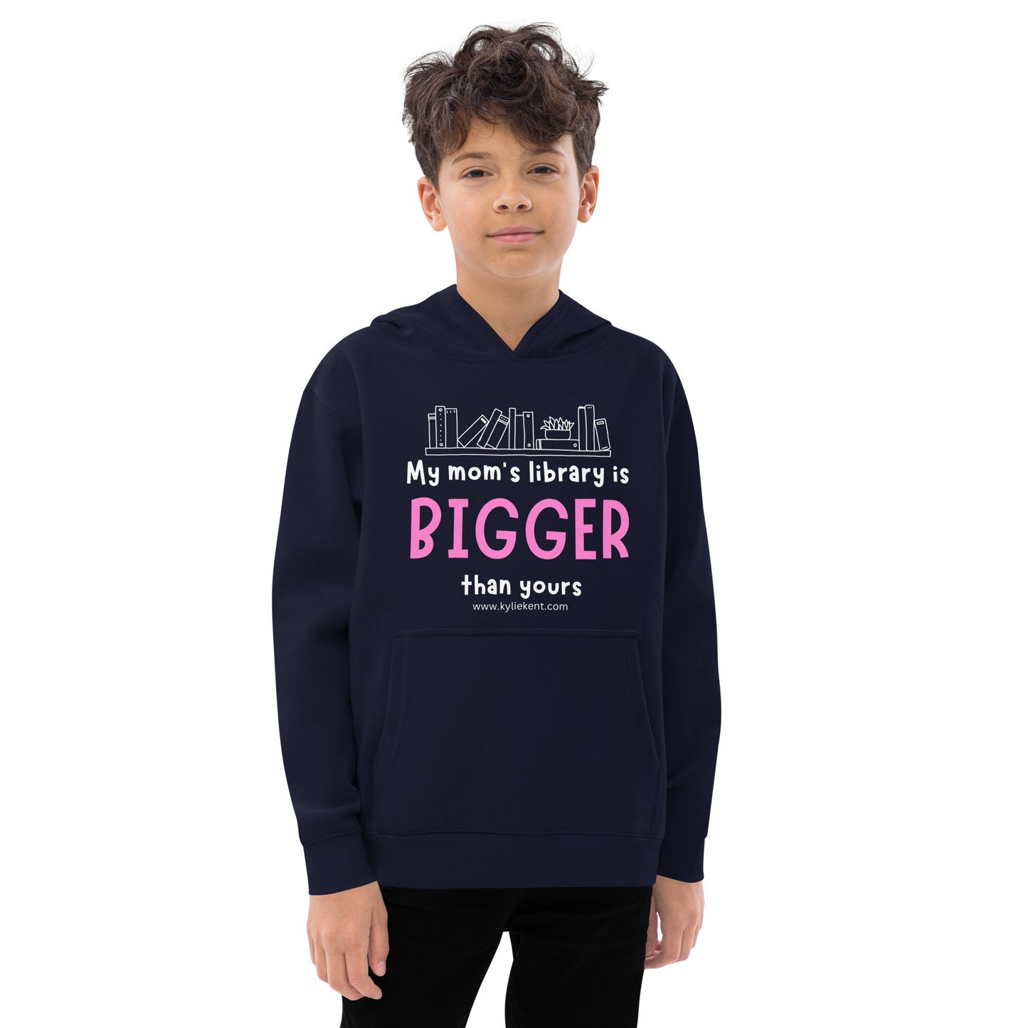 Mom's Library Kids fleece hoodie