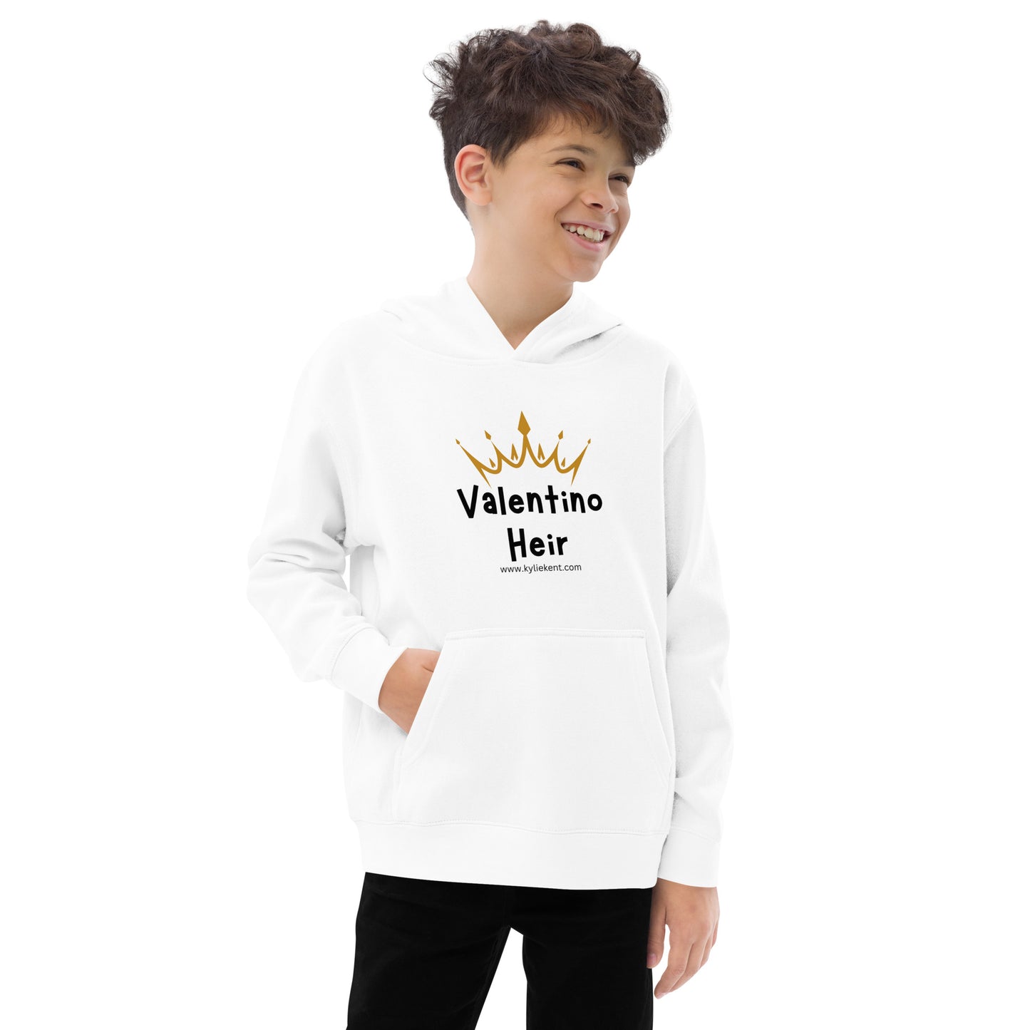 Valentino Heir Kids fleece hoodie