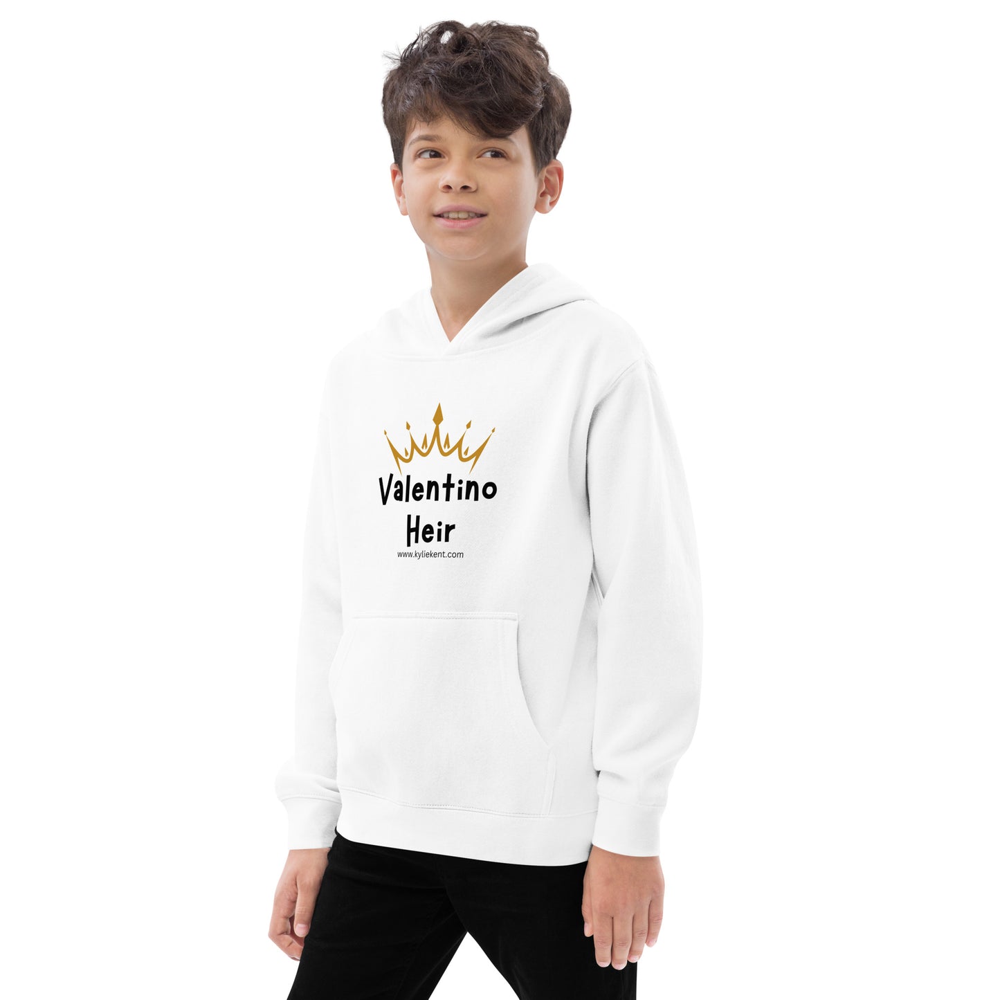 Valentino Heir Kids fleece hoodie