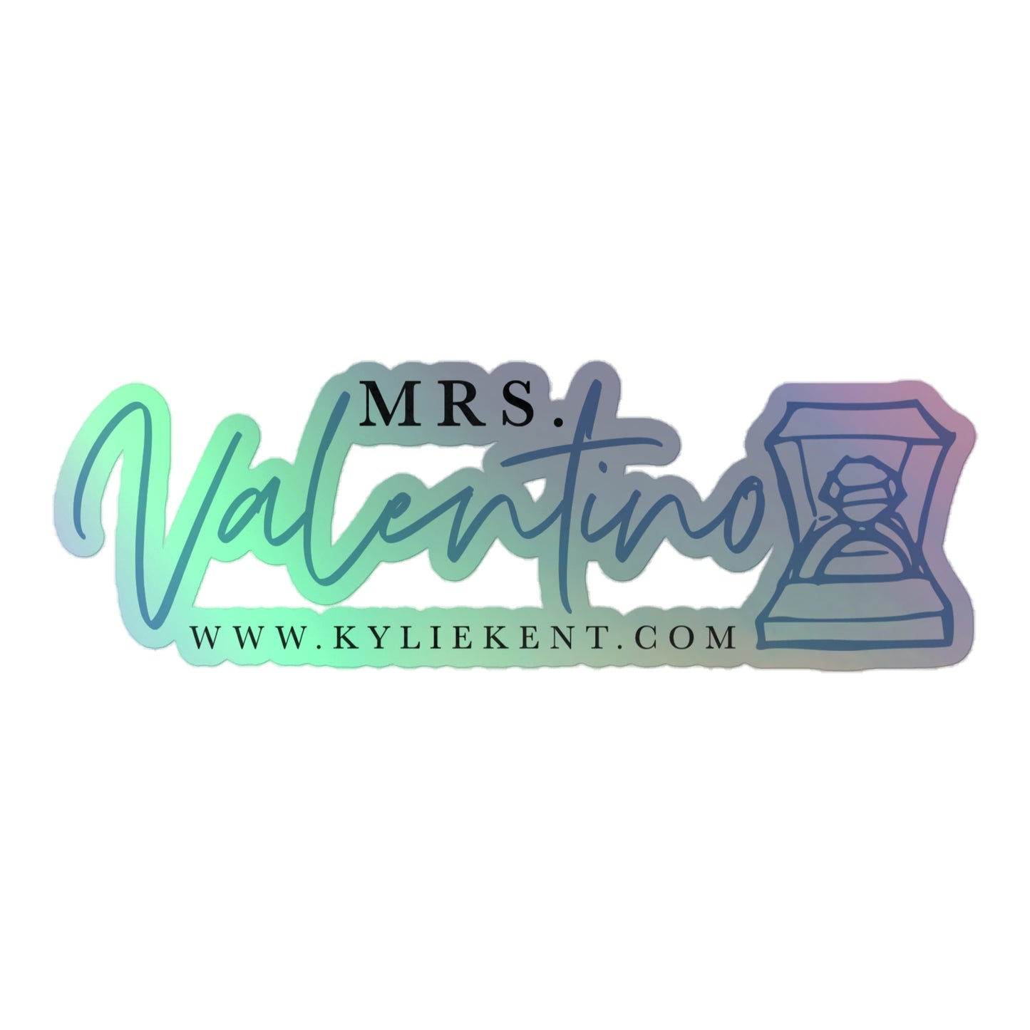 Mrs Valentino (Theo) Holographic stickers