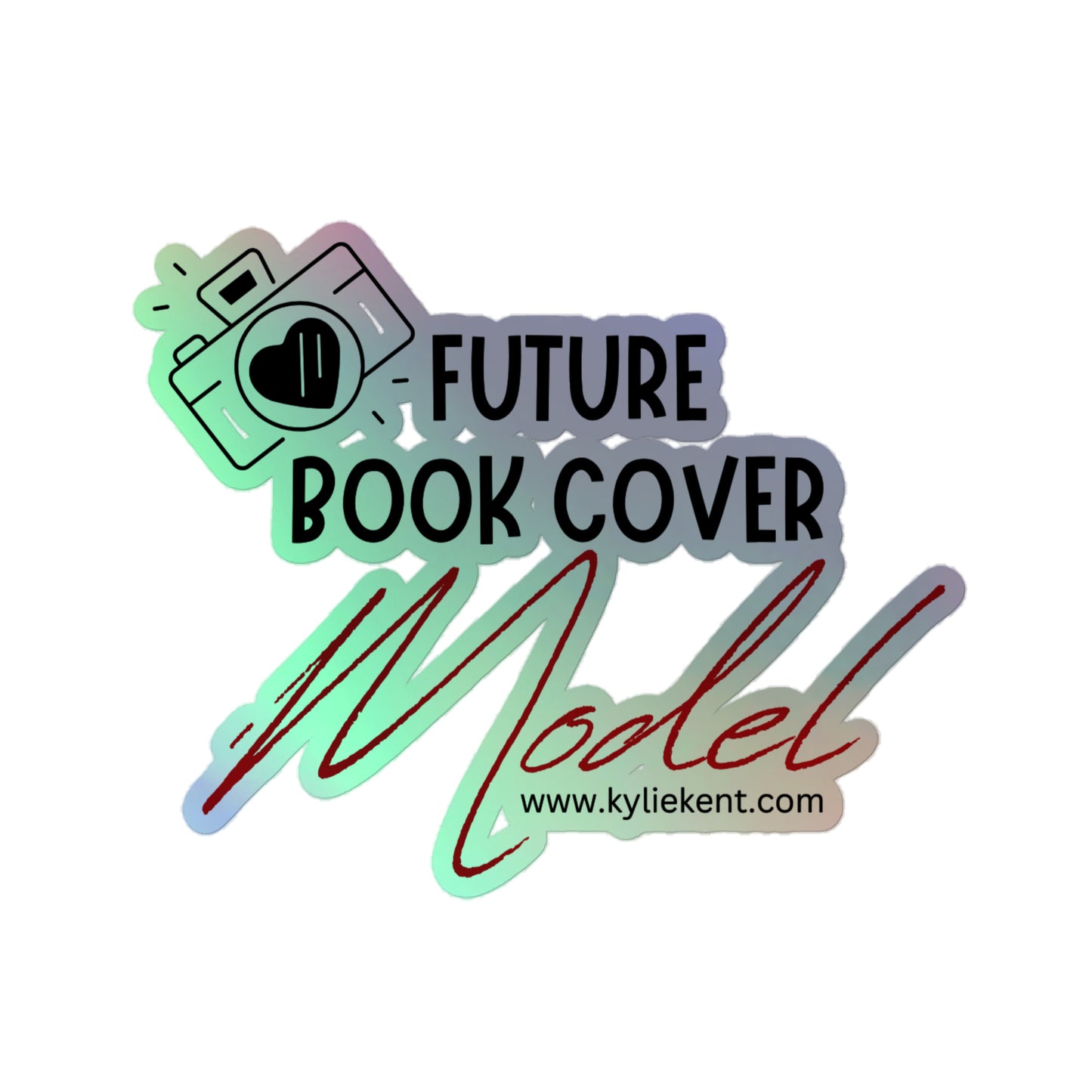 Future Book Cover Model Holographic stickers