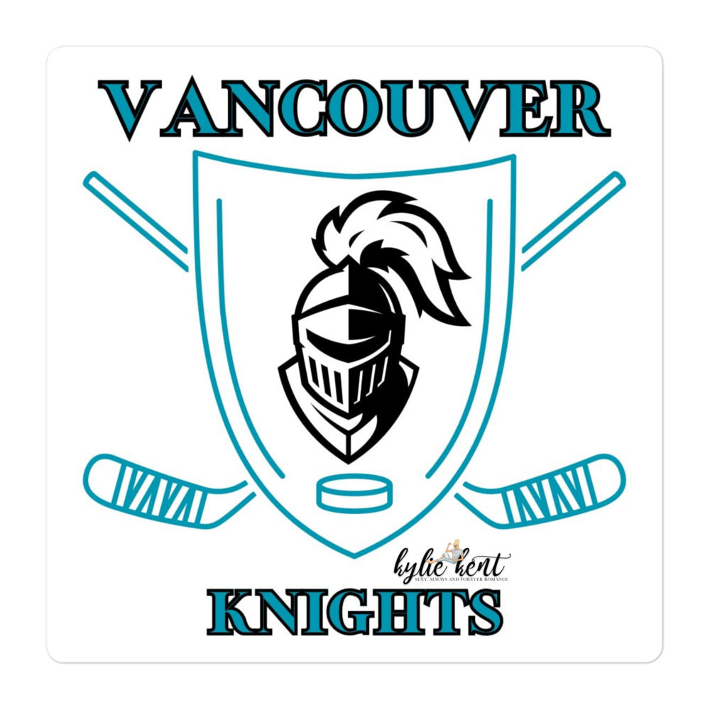 Vancouver Knights Bubble-free stickers