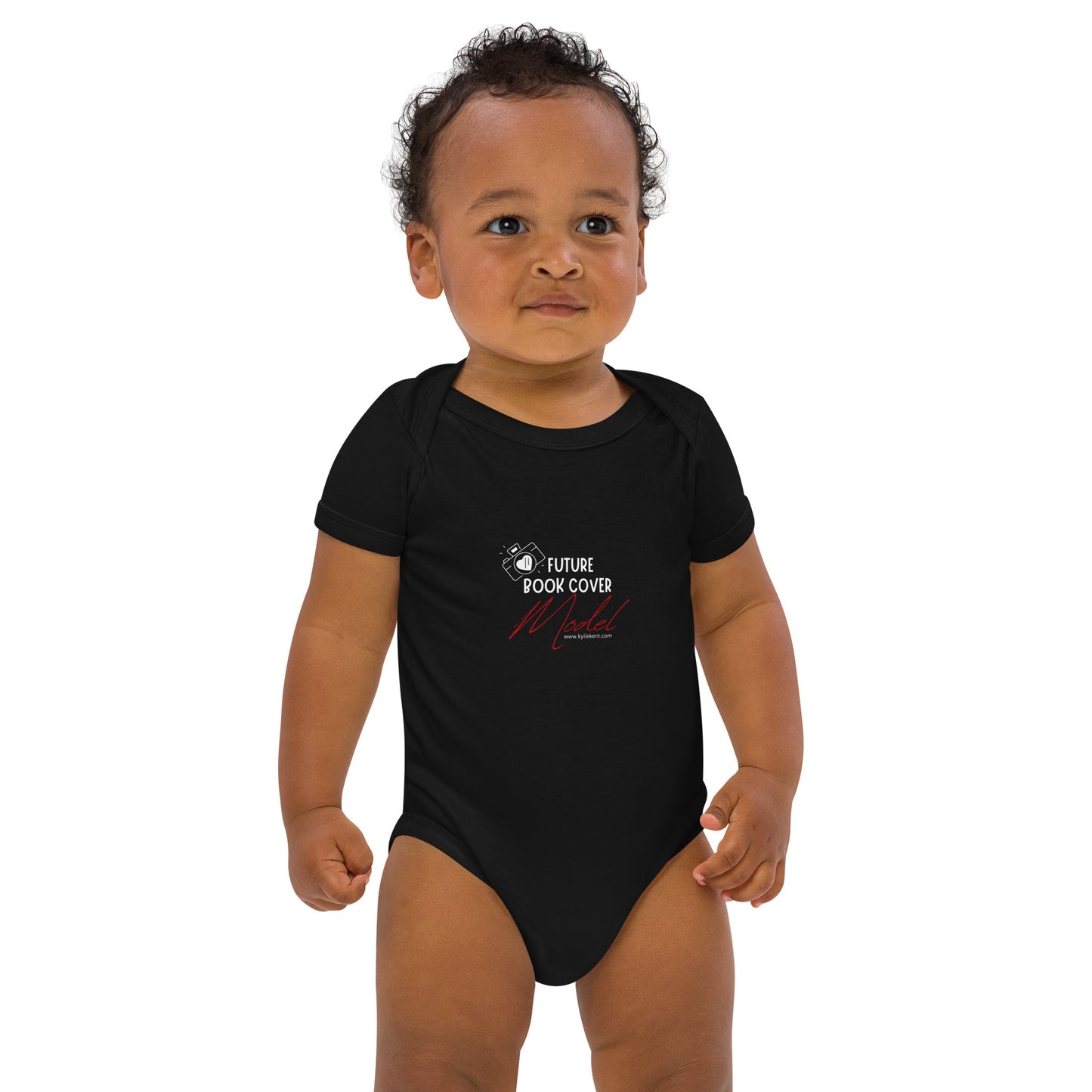 Future Book Cover Model Organic cotton baby bodysuit