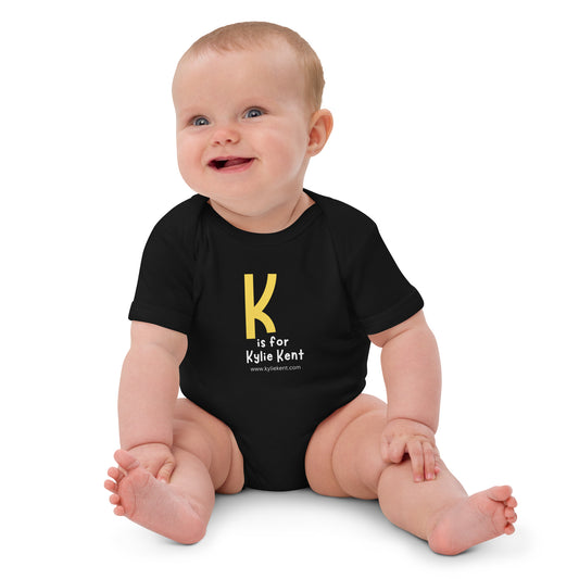 K is for Kylie Organic cotton baby bodysuit